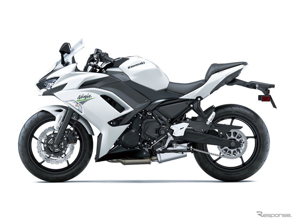 カワサキNinja 650 / パールブリザードホワイト(2020年モデル)《画像:カワサキモータースジャパン》