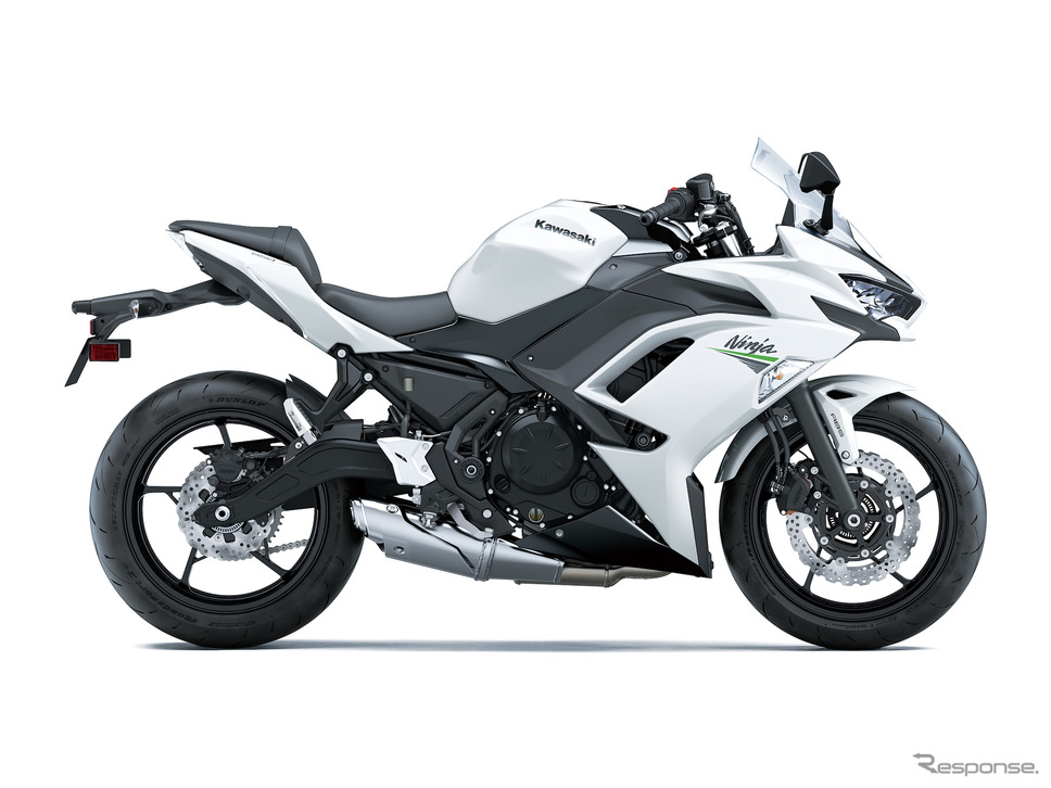 カワサキNinja 650 / パールブリザードホワイト(2020年モデル)《画像:カワサキモータースジャパン》