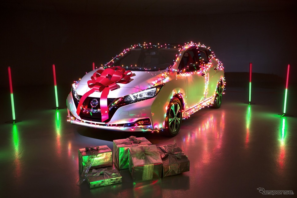 日産 リーフ の歩行者警告音でクリスマスソングを製作(イメージ)《photo by Nissan》