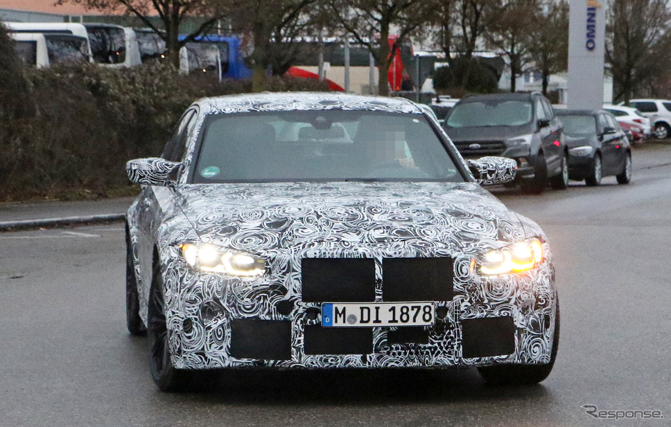 BMW M3 新型プロトタイプ(スクープ写真)《APOLLO NEWS SERVICE》
