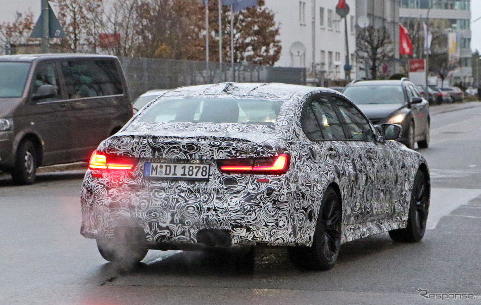 BMW M3 新型プロトタイプ(スクープ写真)《APOLLO NEWS SERVICE》