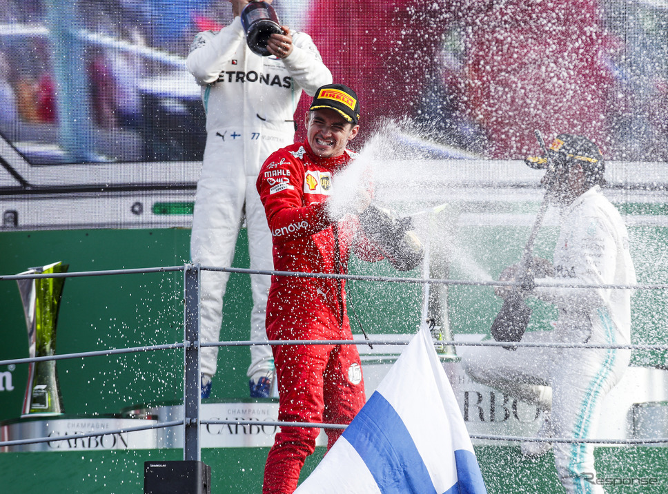 シャルル・ルクレール(写真は2019年シーズン)《写真提供 Pirelli》