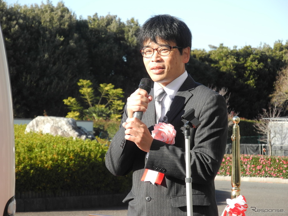 埼玉工業大学の渡部大志教授《撮影 山田清志》