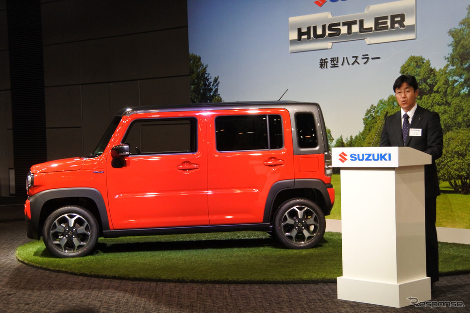 スズキ・ハスラー新型発売発表会《撮影 小松哲也》