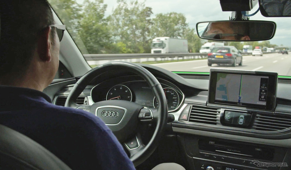 アウディのレベル3自動運転プロトタイプ車(参考画像)