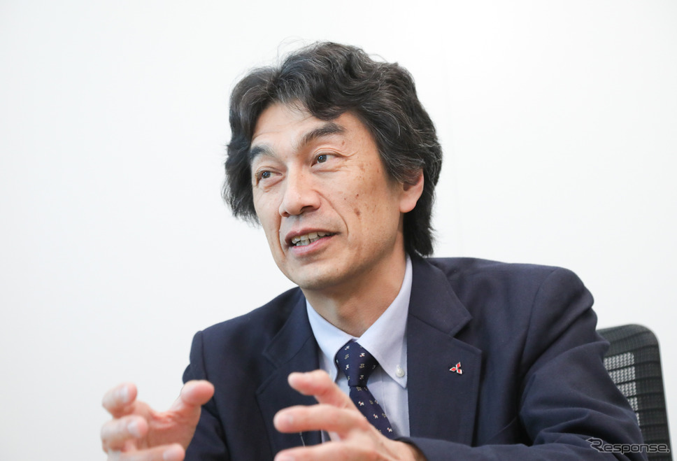 三菱自動車 澤瀬薫氏(EV・パワートレイン技術開発本部チーフテクノロジーエンジニア)《撮影 佐藤靖彦》