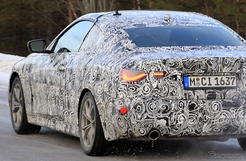 BMW 4シリーズクーペ 新型プロトタイプ(スクープ写真)《APOLLO NEWS SERVICE》