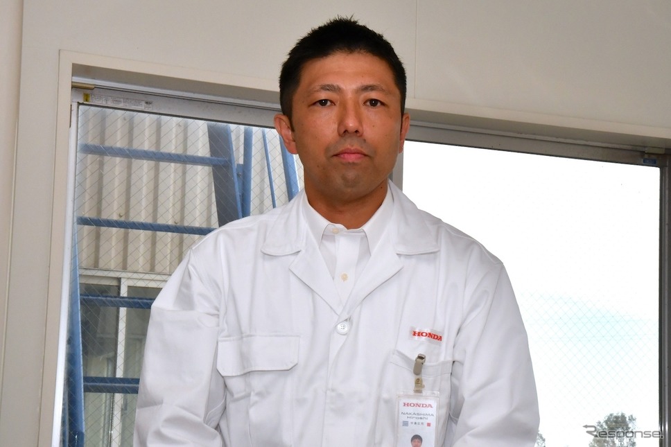 CRF450R開発責任者代行・中島広志さん(本田技研工業株式会社 二輪事業本部ものづくりセンター)《撮影 青木タカオ》