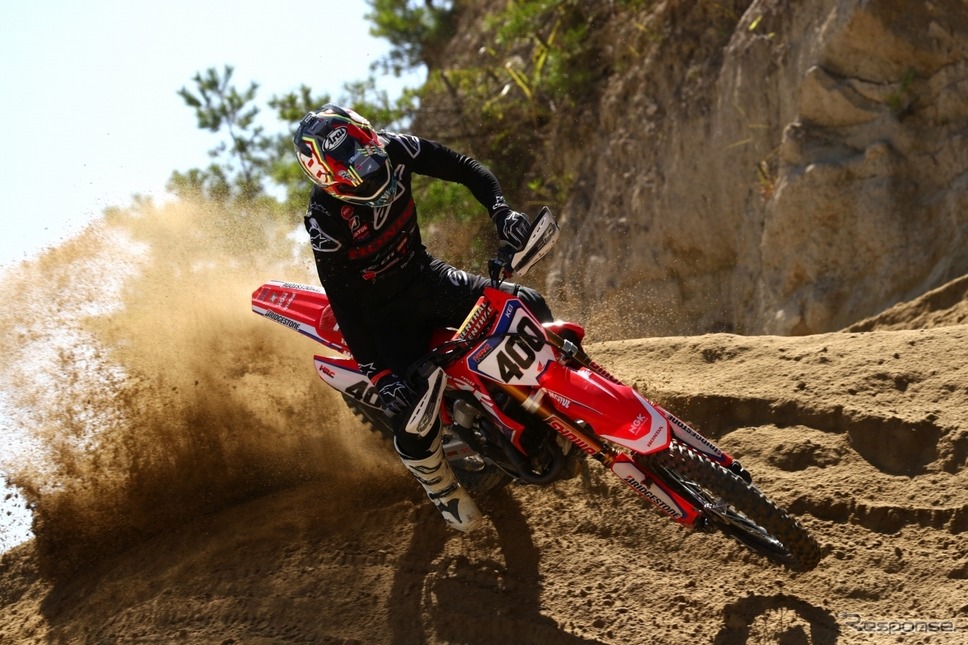 全日本モトクロス2019年チャンピオン山本鯨選手《画像 ホンダモーターサイクルジャパン》