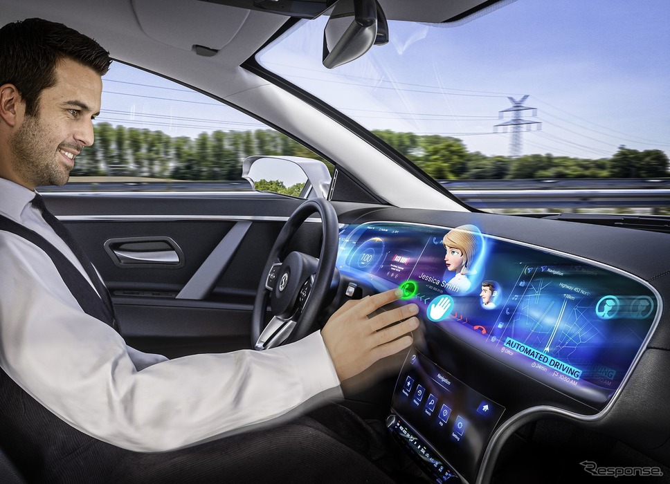 コンチネンタルのナチュラル 3D ディスプレイ《photo by Continental》