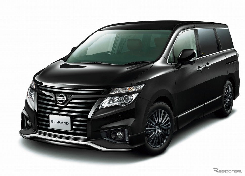 日産エルグランド・ハイウェイスター・ジェットブラックアーバンクロム《画像:日産自動車》