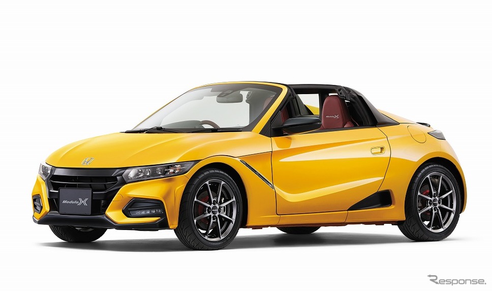 ホンダ S660 モデューロX(カーニバルイエローII)《画像:本田技研工業》