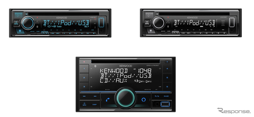 ケンウッド CD/USB/iPod/Bluetoothレシーバー 2020年モデル《画像：ケンウッド》