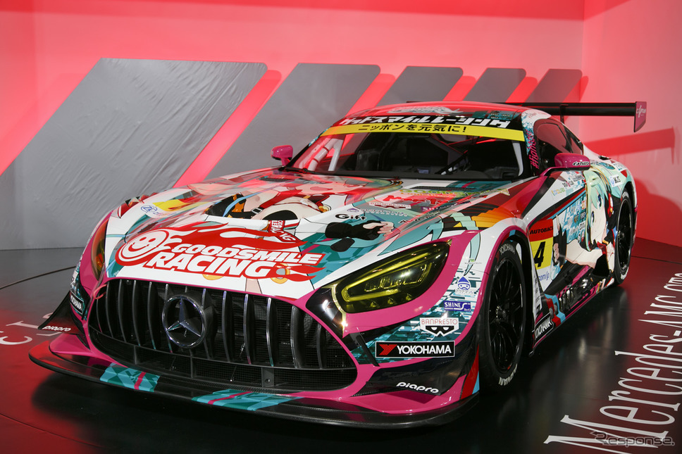 グッドスマイル 初音ミク AMG(東京オートサロン2020)《撮影 佐藤隆博》
