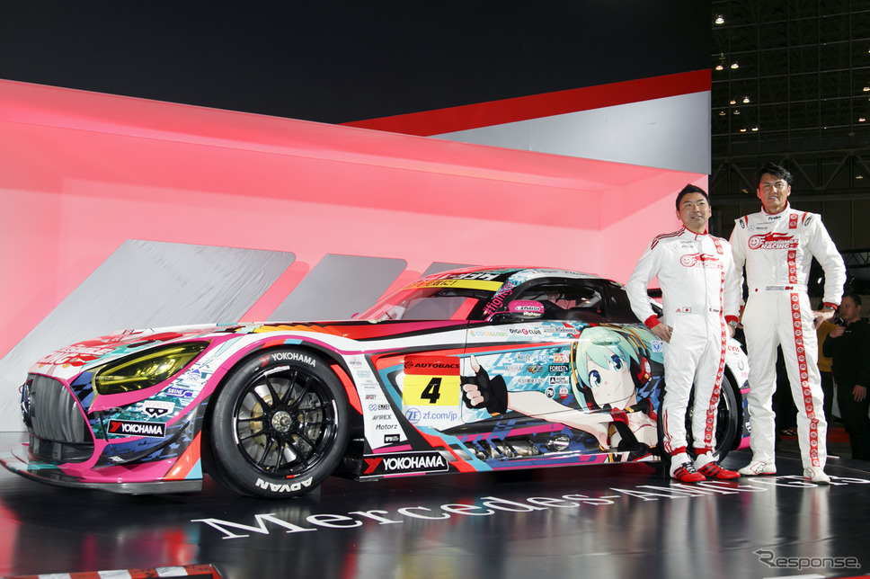 グッドスマイル 初音ミク AMG(東京オートサロン2020)《撮影 佐藤隆博》