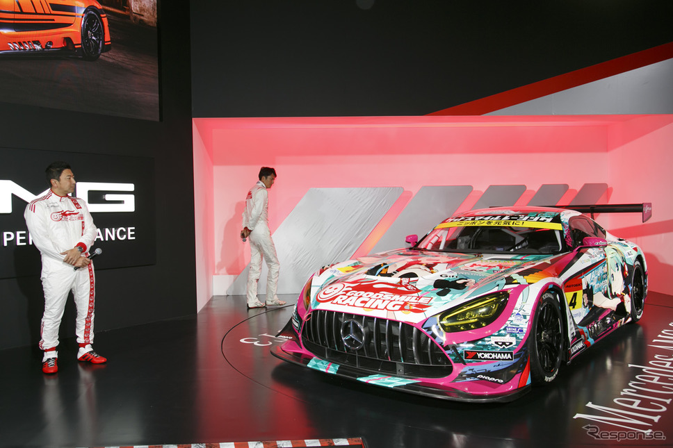 グッドスマイル 初音ミク AMG(東京オートサロン2020)《撮影 佐藤隆博》