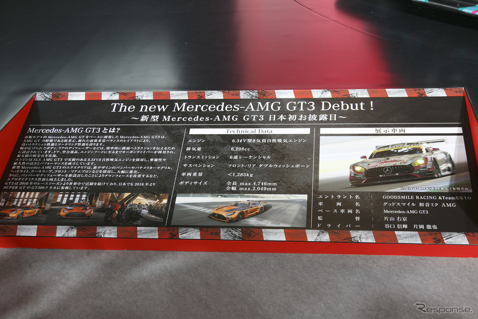 グッドスマイル 初音ミク AMG(東京オートサロン2020)《撮影 佐藤隆博》