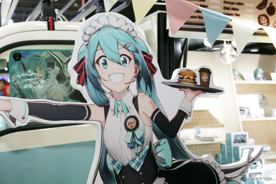 ダイハツ・ハイゼットトラック初音ミク マルシェver.(東京オートサロン2020)《撮影 佐藤隆博》