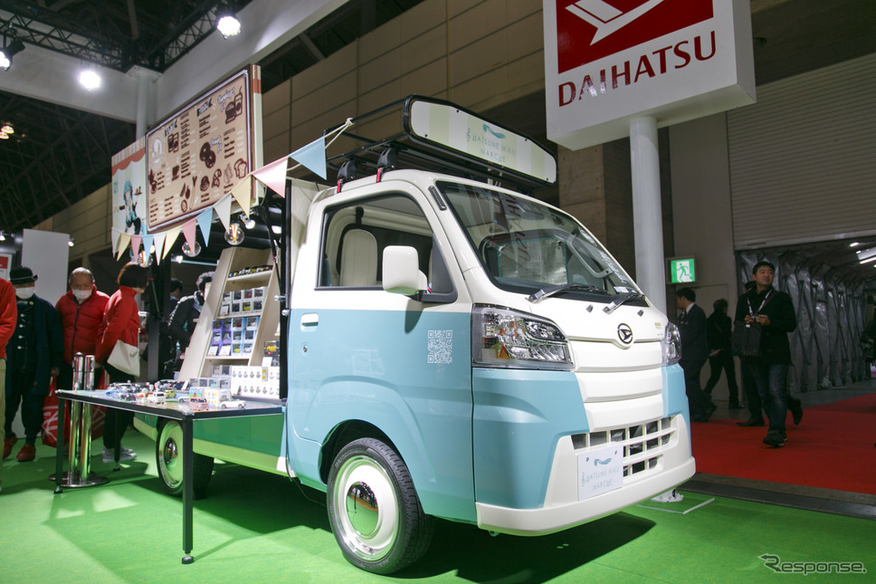 ダイハツ・ハイゼットトラック初音ミク マルシェver.(東京オートサロン2020)《撮影 佐藤隆博》