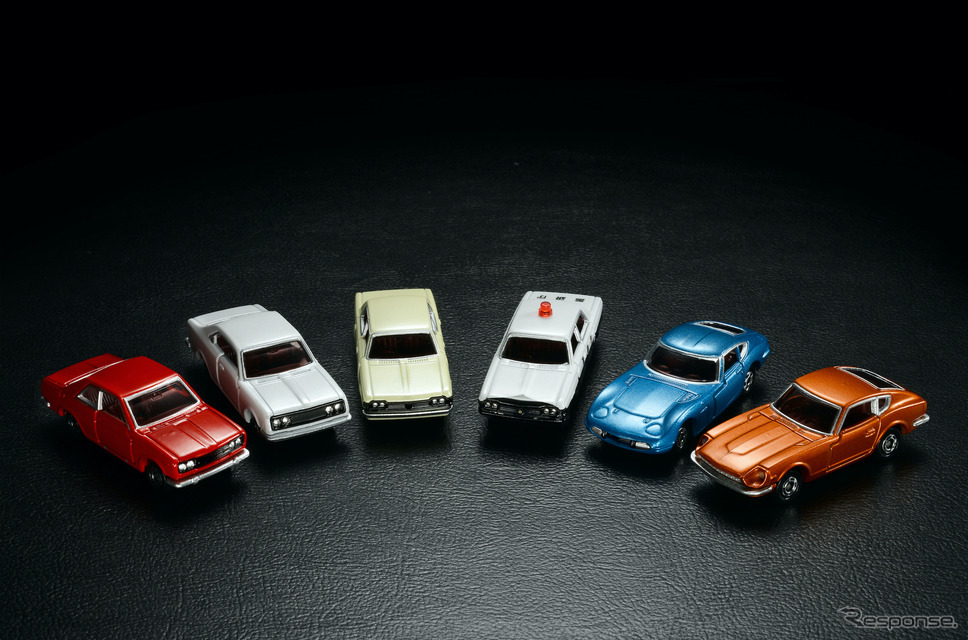 トミカ50周年記念コレクション、6種《画像:タカラトミー》