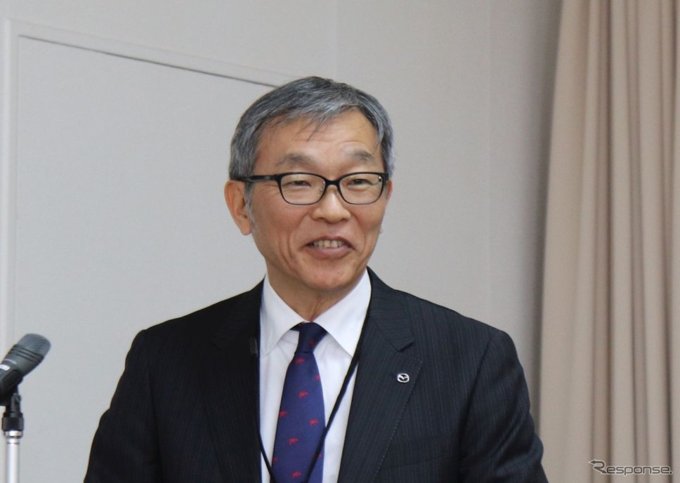 マツダ 執行役員 パワートレイン開発本部長 中井英二氏《撮影:中尾真二》