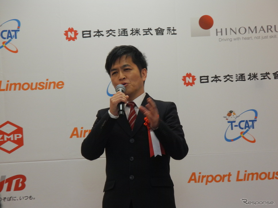 ZMPの谷口恒社長《撮影 山田清志》