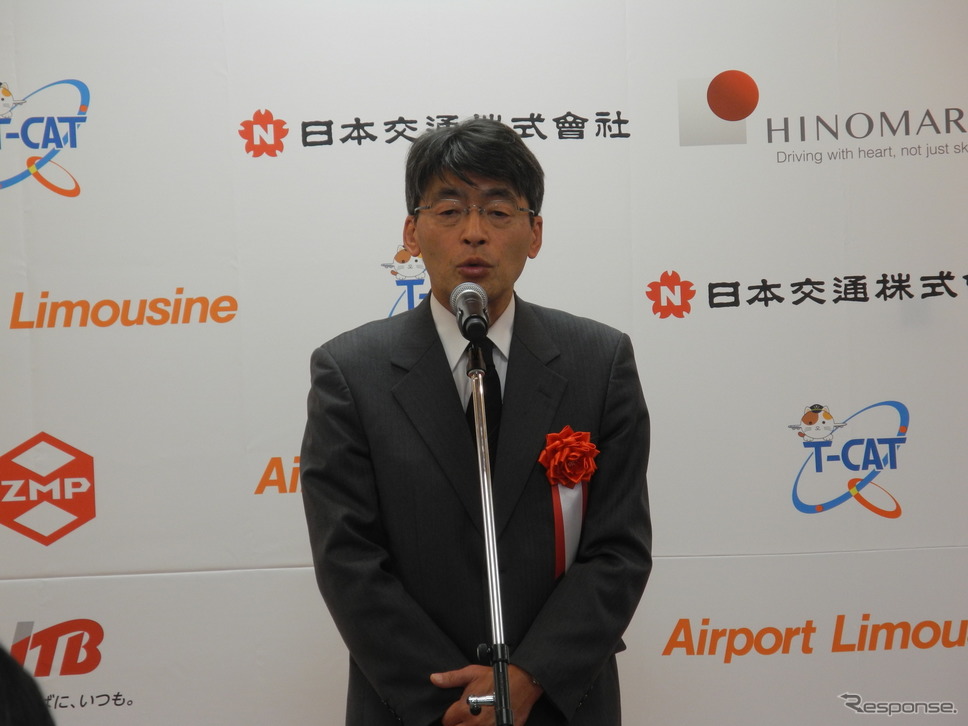 東京空港交通/東京シティ・エアーターミナルの内波謙一社長《撮影 山田清志》