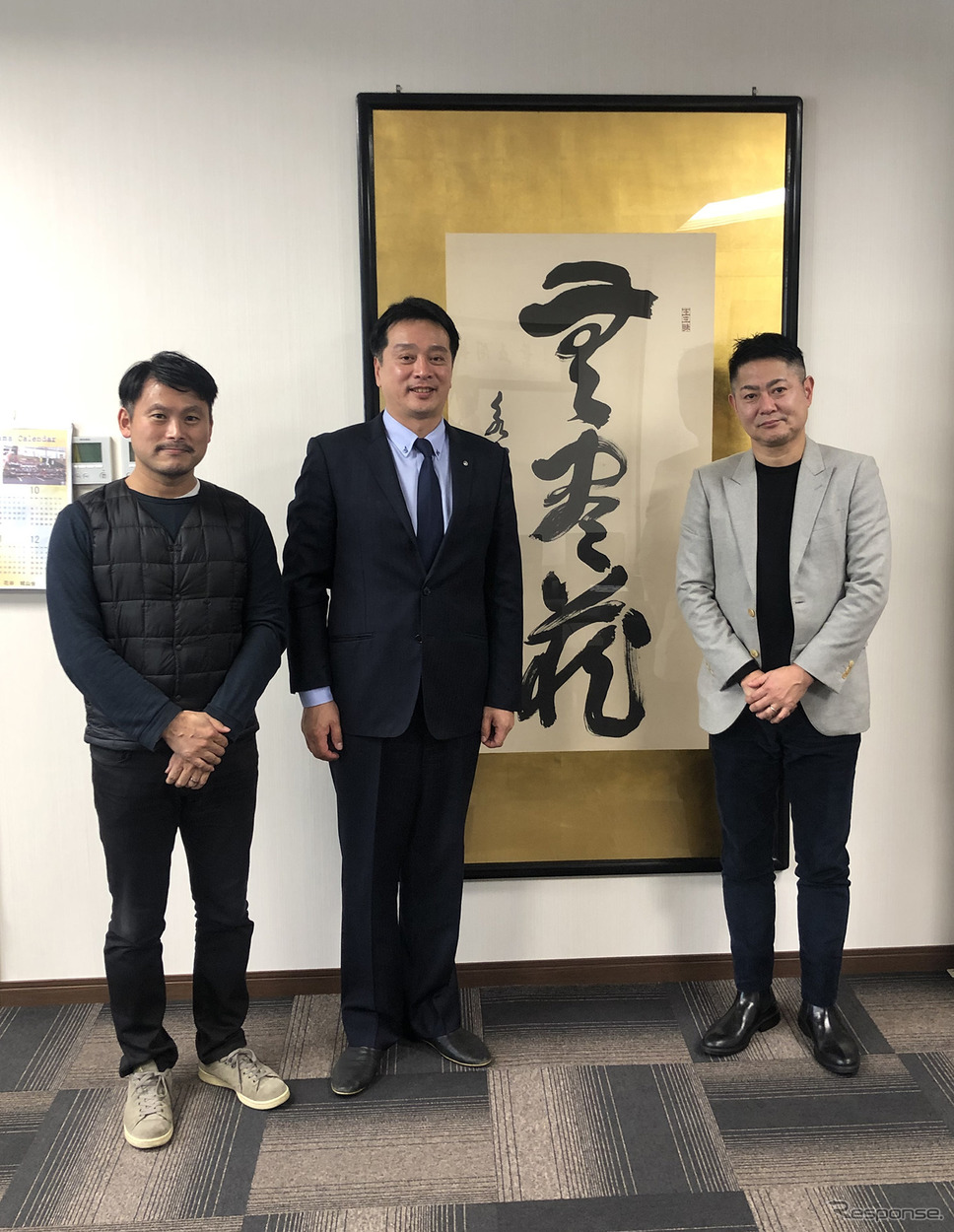 永平寺町長の河合永充氏(中央)《撮影 坂本貴史》