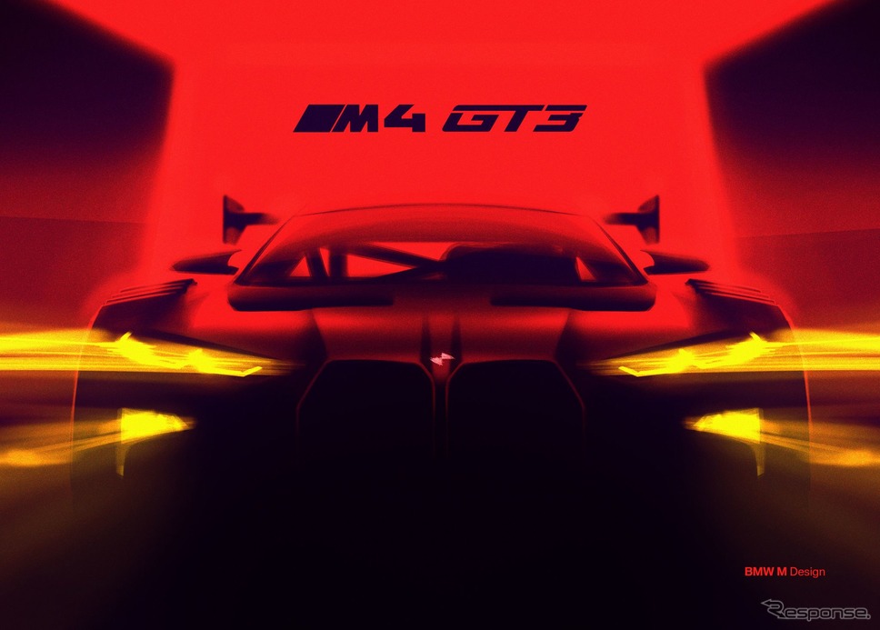 BMW M4 GT3 次期型のイメージスケッチ《photo by BMW》