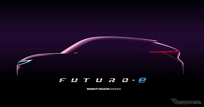 スズキ・コンセプト FUTURO-e のティザーイメージ《photo by Maruti Suzuki》