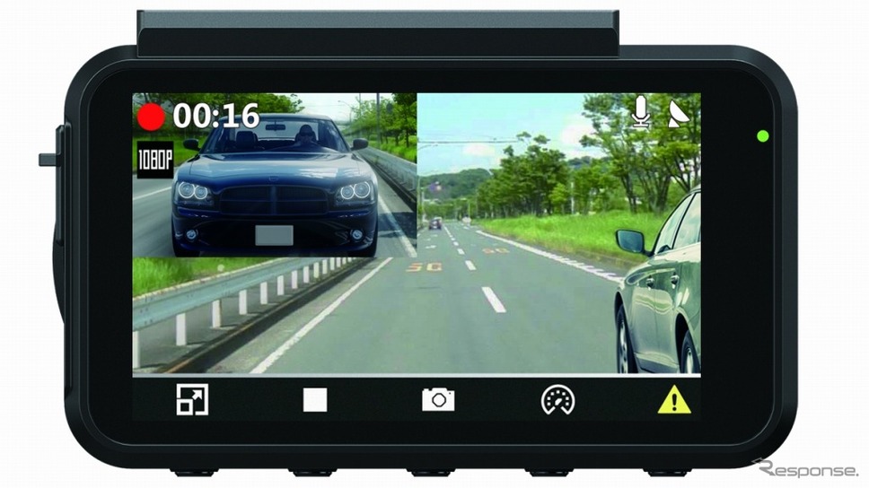 JVC ドライブレコーダー Everio(エブリオ) GC-TR100《画像:JVCケンウッド》