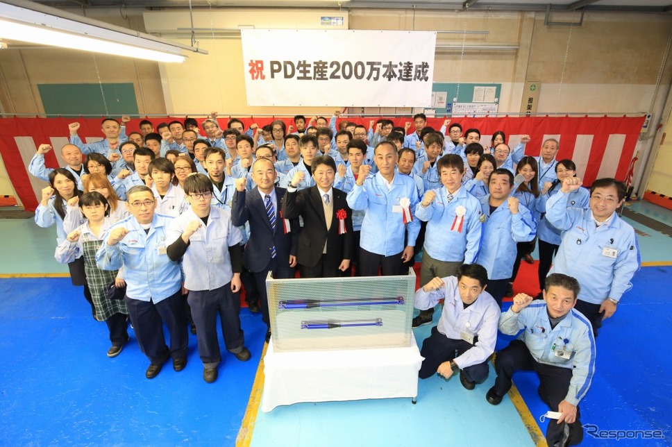 累計200万本達成式典の様子《画像:ヤマハ発動機》