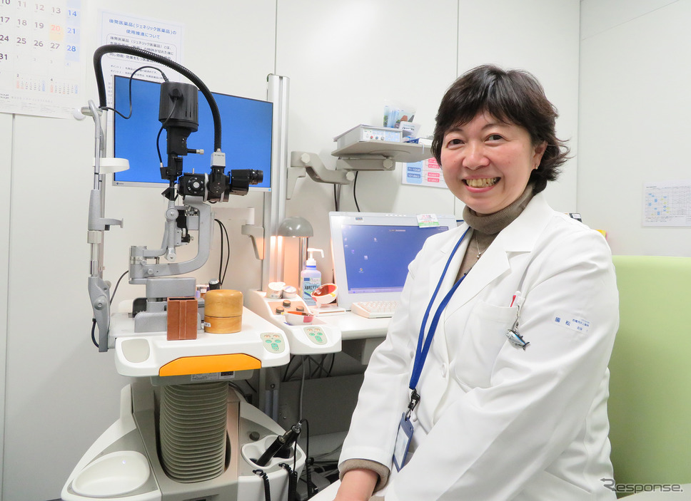 日本初、眼科の「運転外来」を担当する西葛西・井上眼科病院 副院長の國松志保氏《撮影 岩貞るみこ》