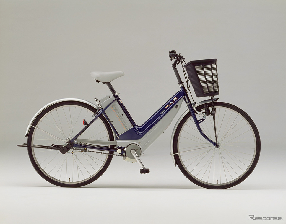 世界初の電動アシスト自転車「ヤマハパス」（1993年）《画像：ヤマハ発動機》