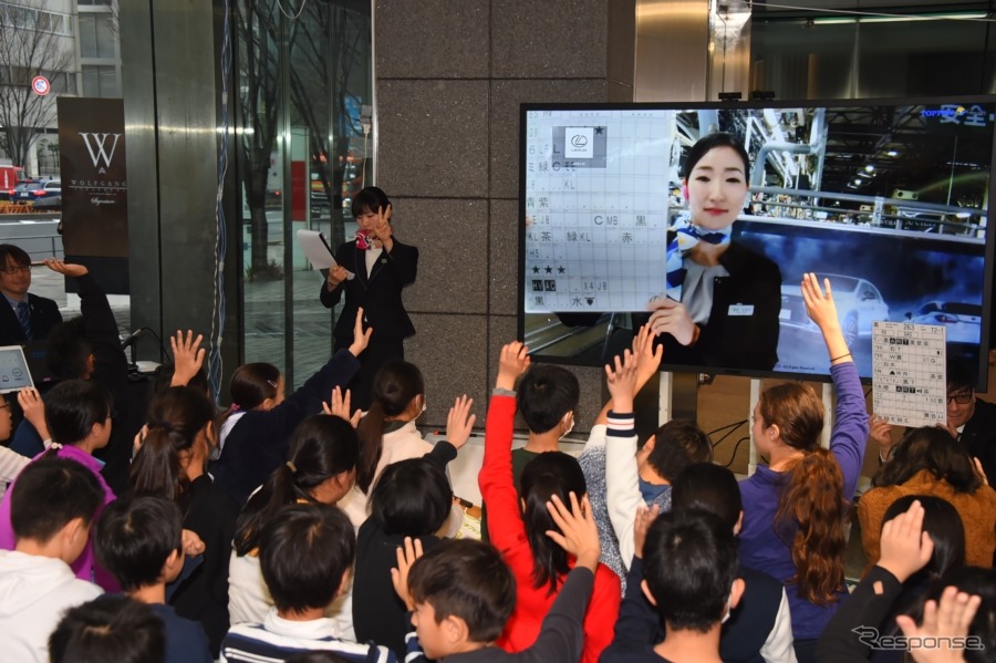 活発に質問する子供たち。写真提供:LEXUS