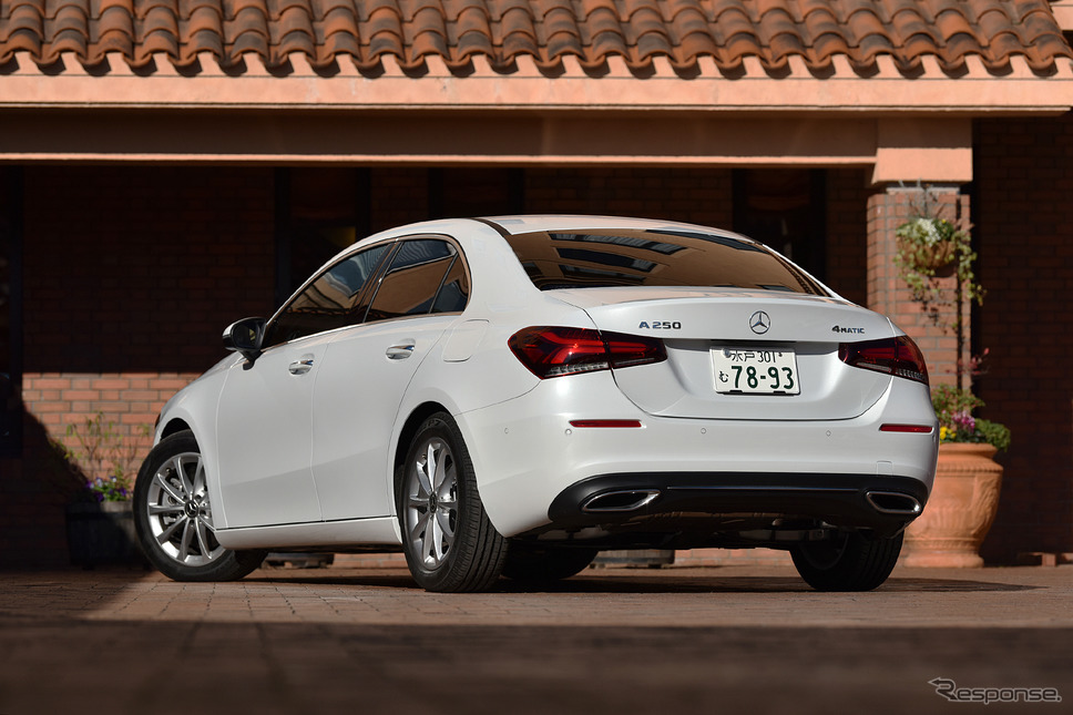 メルセデスベンツ Aクラスセダン(A250 4MATIC)《撮影 中野英幸》