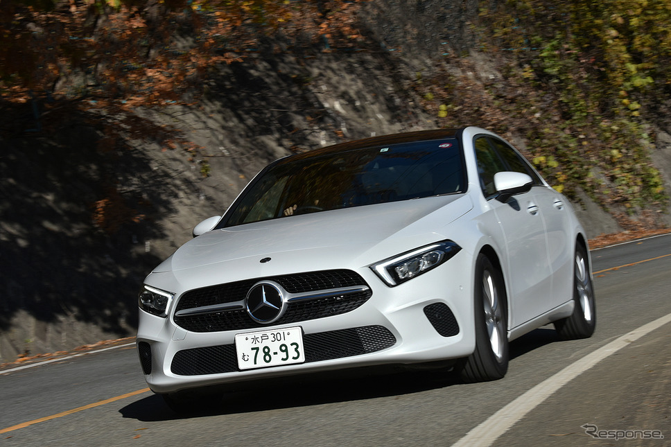 メルセデスベンツ Aクラスセダン(A250 4MATIC)《撮影 中野英幸》