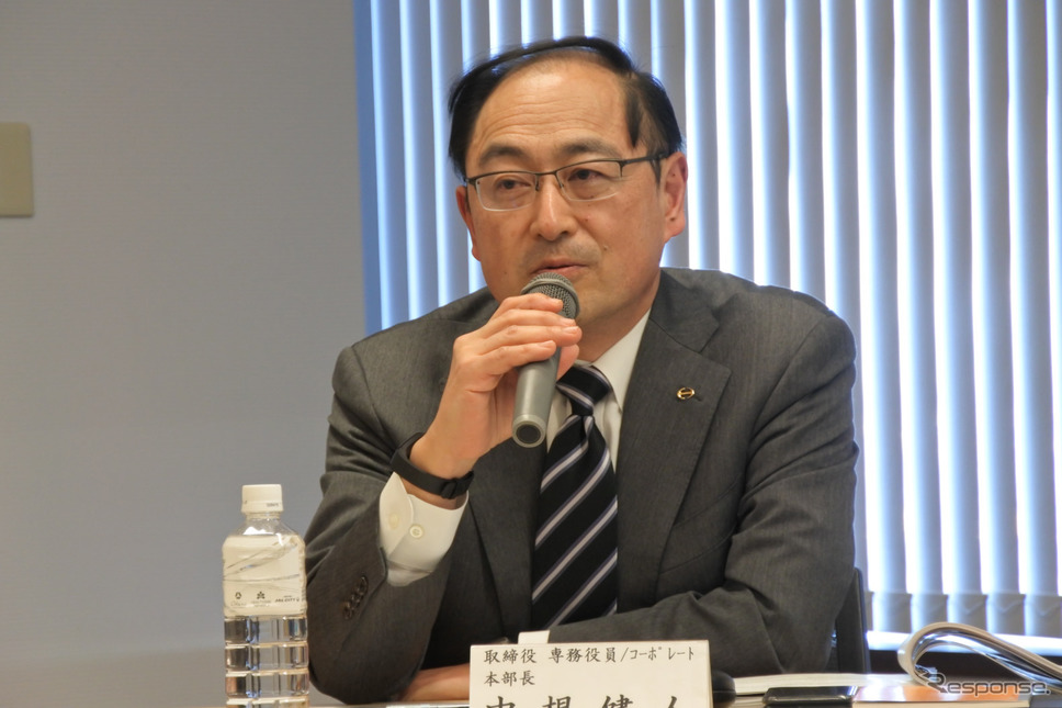 日野自動車 中根健人 取締役専務役員《撮影 小松哲也》