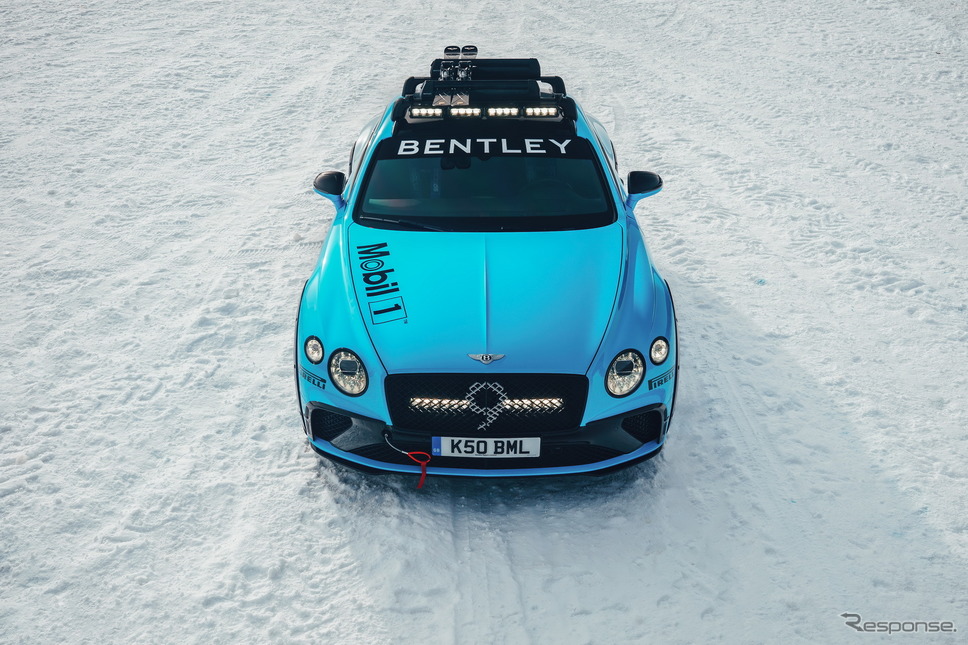 ベントレー・コンチネンタル GT 新型のGPアイスレース参戦車両《photo by Bentley》