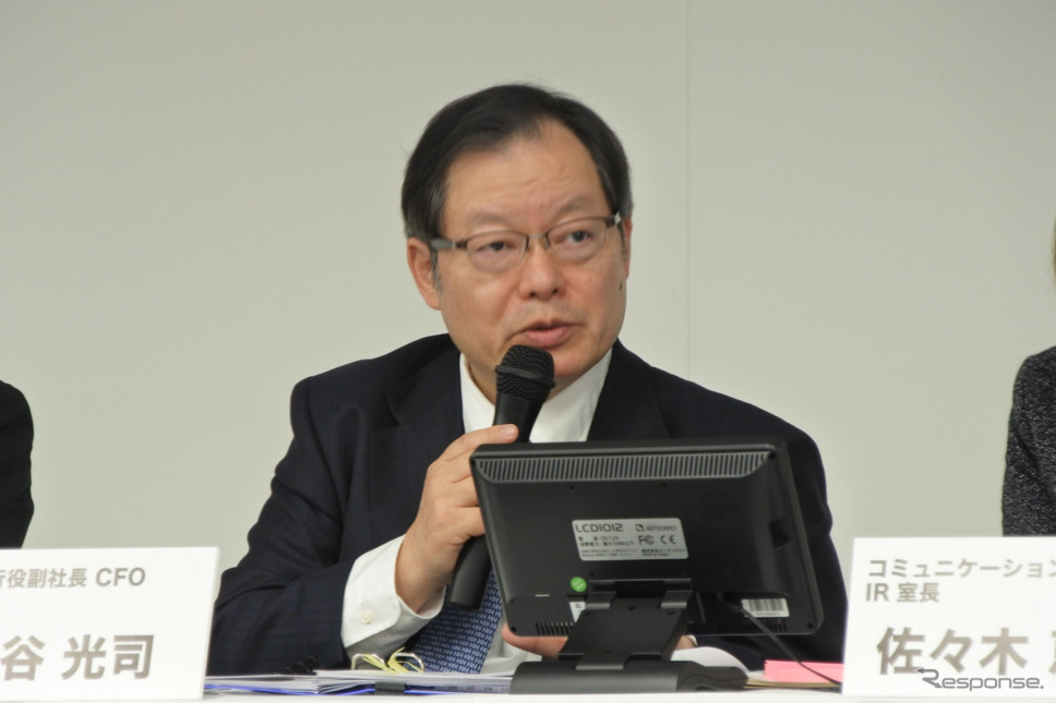 三菱自動車 池谷光司 副社長《撮影 小松哲也》