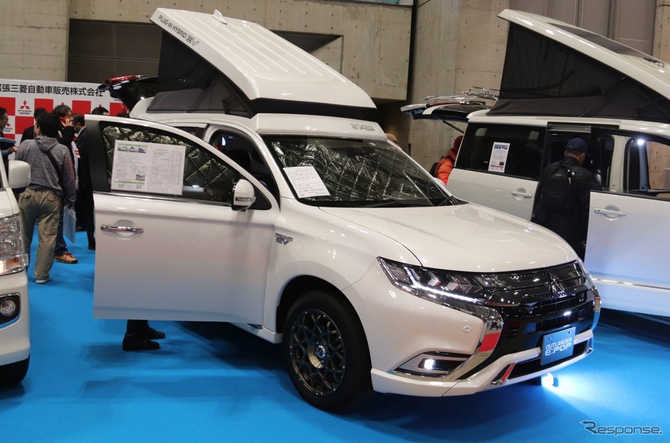 車 アウトランダー 中泊 phev