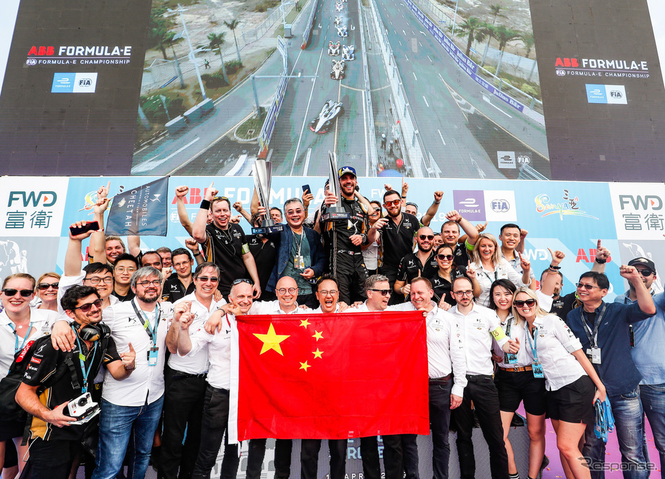 2019年3月に開催された、2018/2019シーズンのフォーミュラE 中国・三亜戦。《写真提供 Formula E》