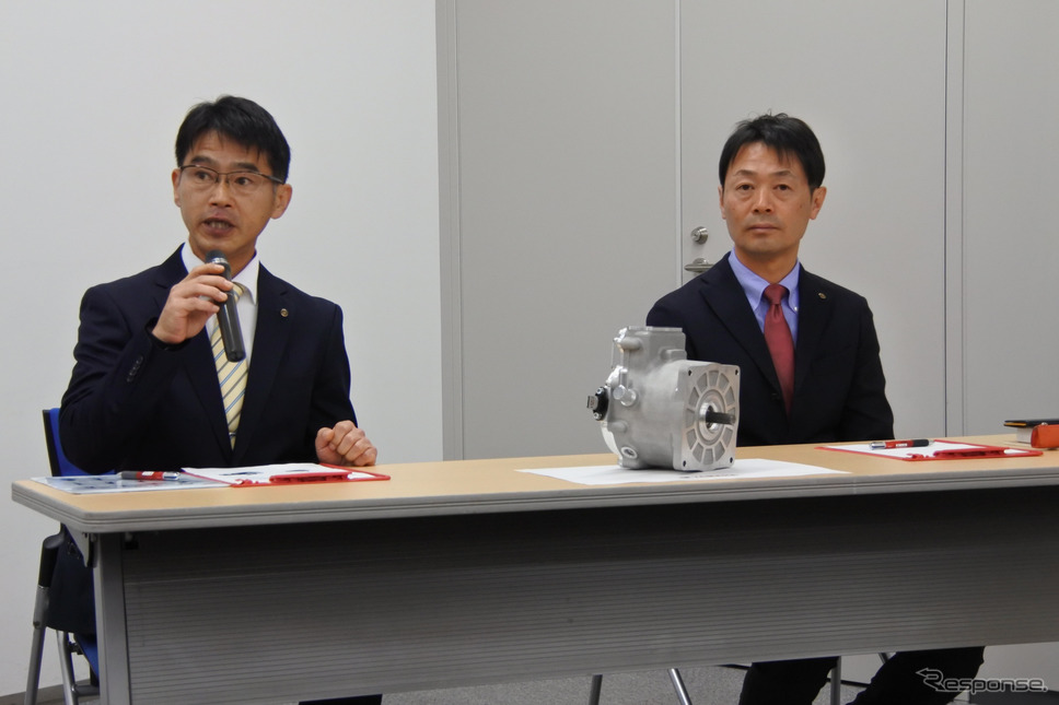 ヤマハ発動機 電動モーターユニット試作開発受託 説明会《撮影 小松哲也》