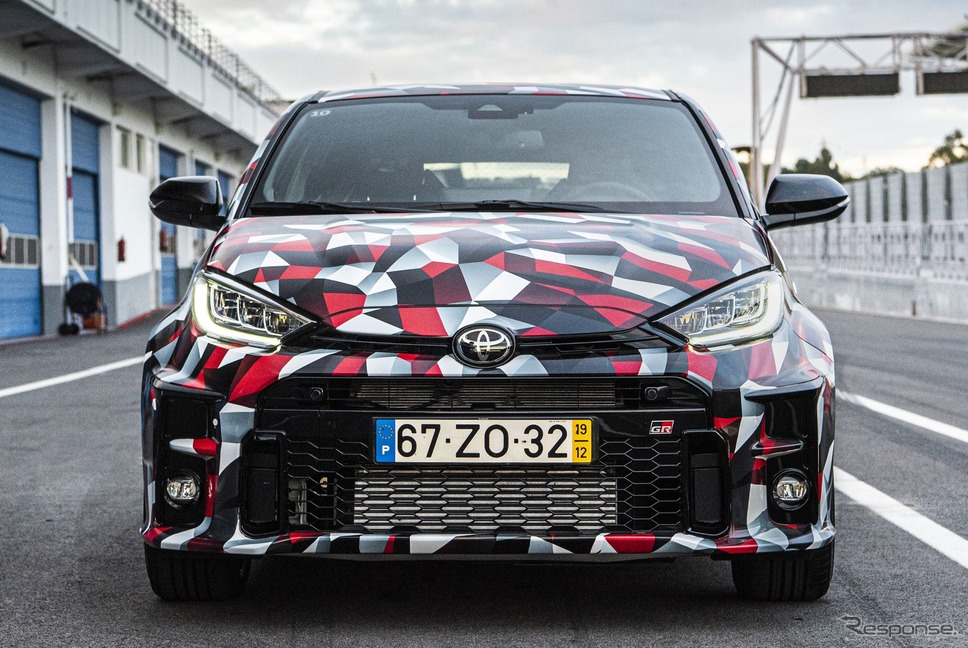 トヨタ GR ヤリスのプロトタイプ（欧州仕様車）《photo by Toyota》