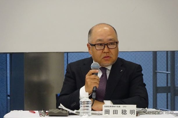 スバル 岡田稔明専務執行役員《撮影 池原照雄》
