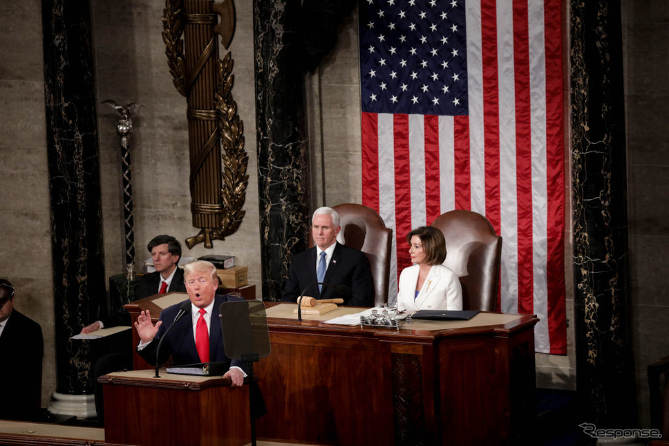 米トランプ大統領の一般教書演説《photo (c) Getty Images》