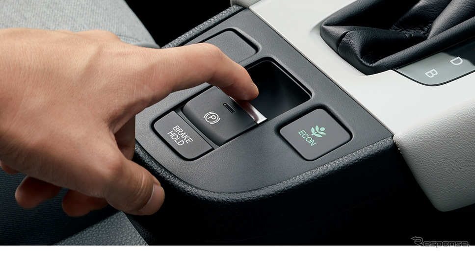 ホンダ フィット 電子制御パーキングブレーキ《画像:ホンダ》