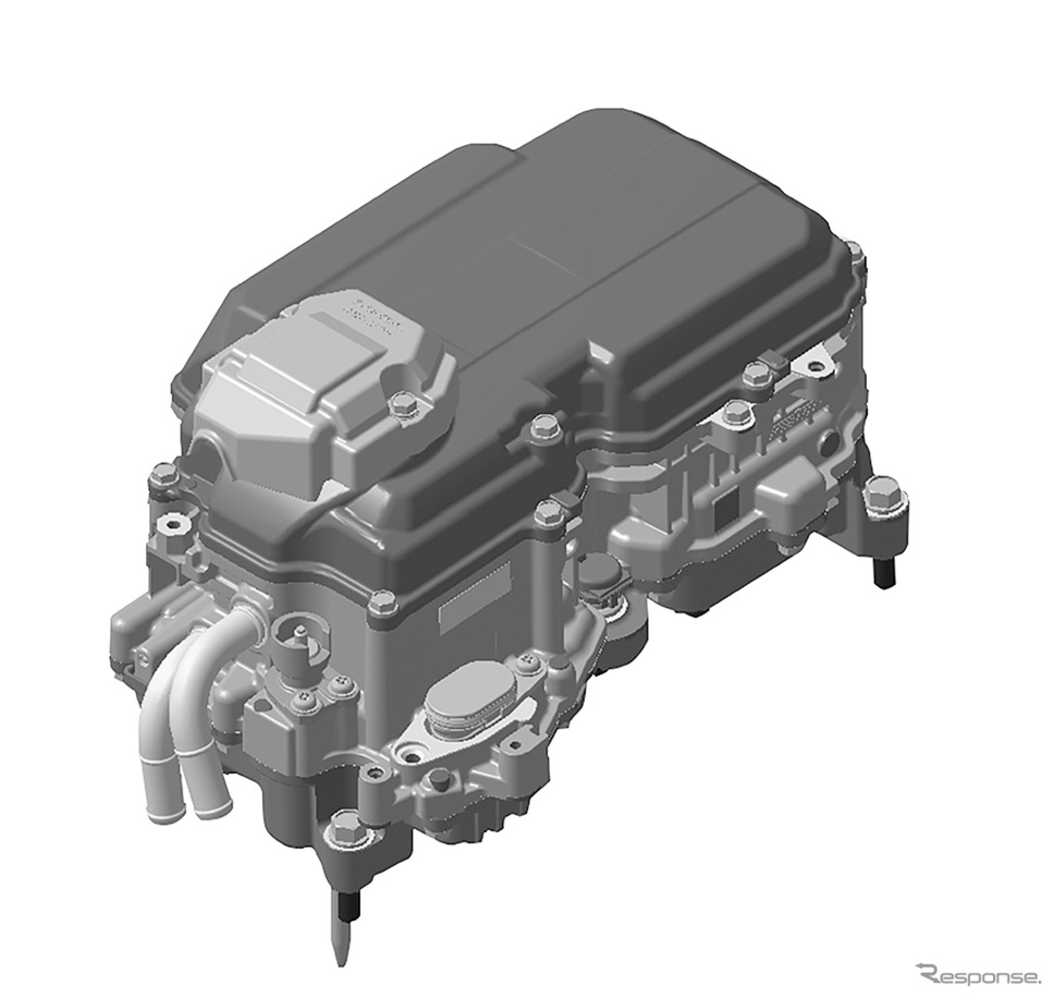 ホンダ フィット e：HEV（2モーターハイブリッドシステム）PCU（パワーコントロールユニット）イメージ図《画像：ホンダ》