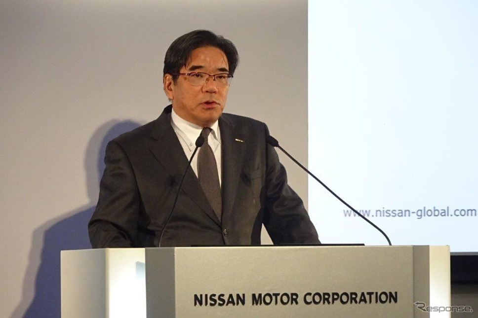 日産　坂本秀行副社長《撮影　池原照雄》