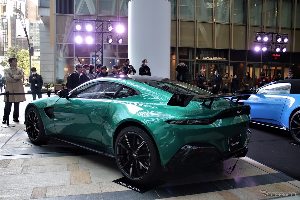 アストンマーティン ヴァンテージクーペ ヘリテージエアロキット装着車《撮影 内田俊一》